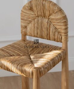 Pandan Weaving Bar Chair 4