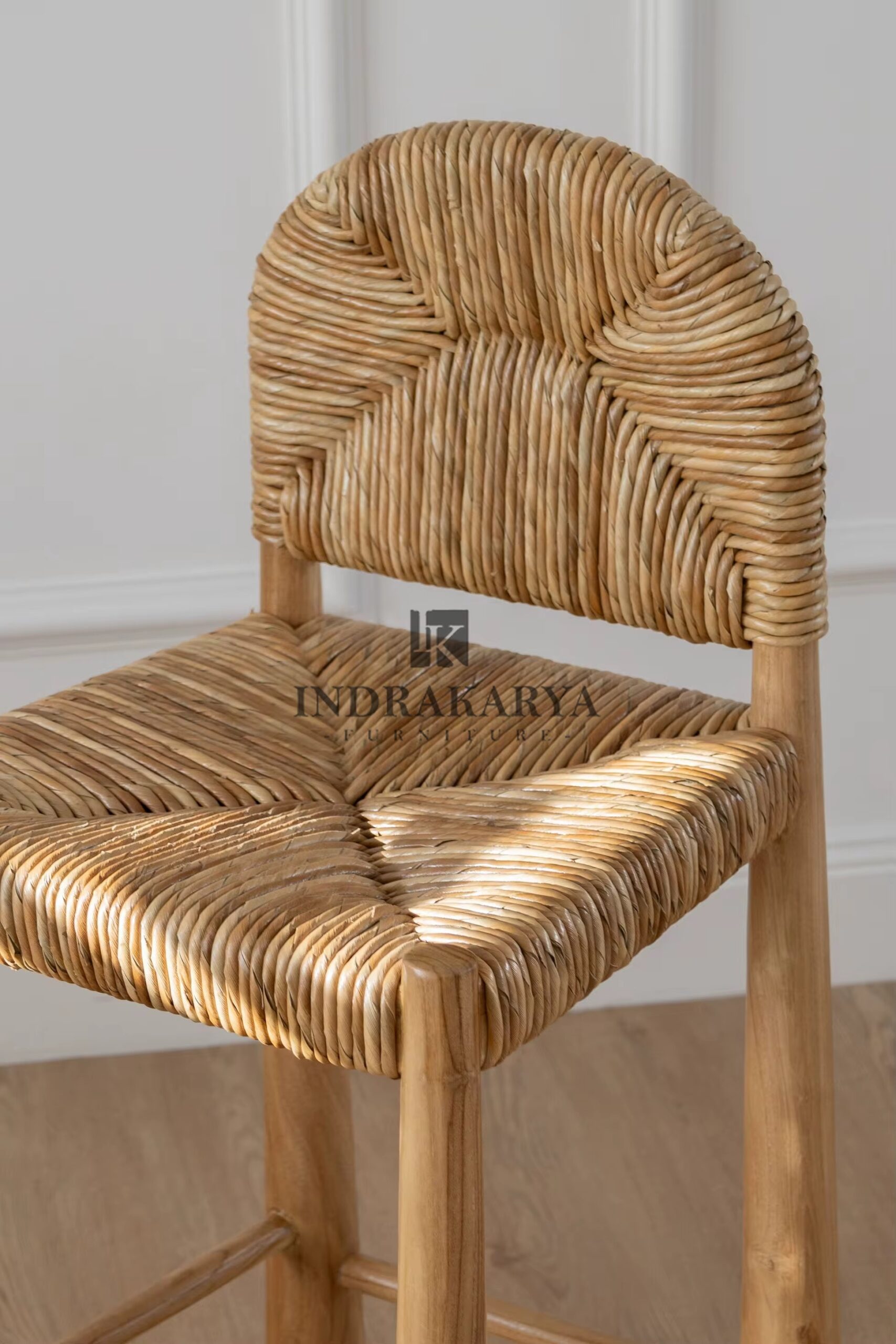 Pandan Weaving Bar Chair 4