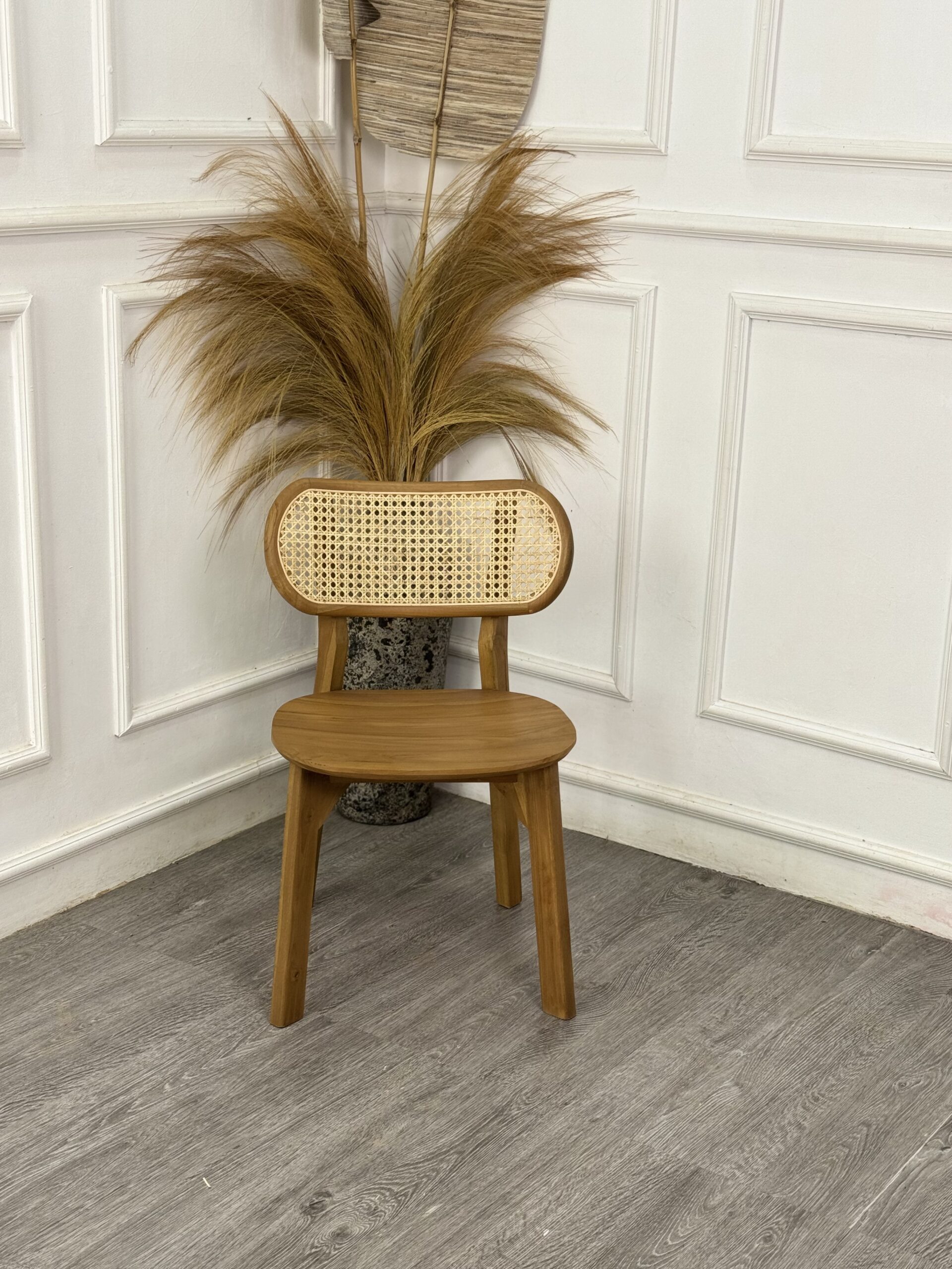 Pebble Cane Chair -2