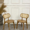 Pebble Cane Chair Rattan