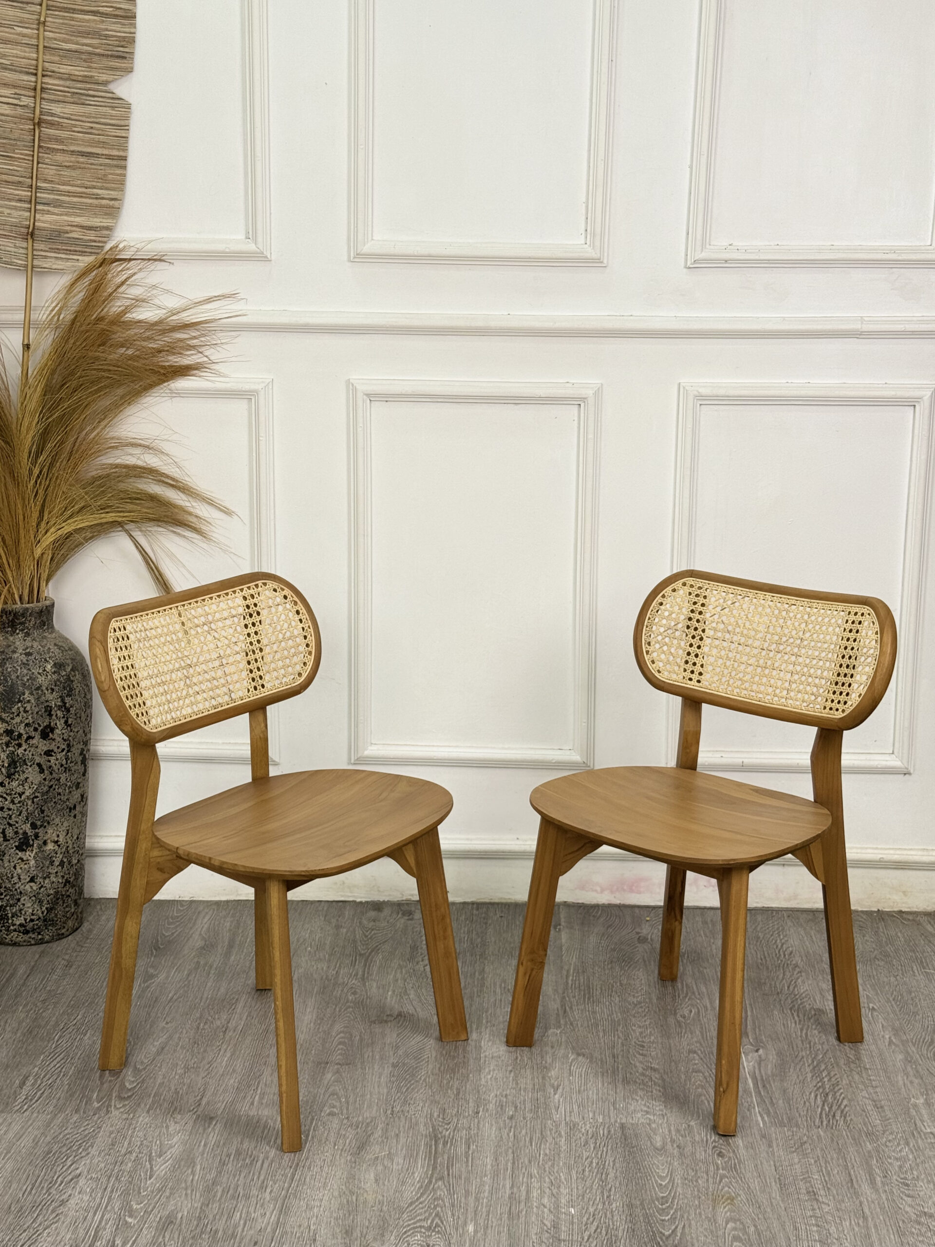 Pebble Cane Chair Rattan