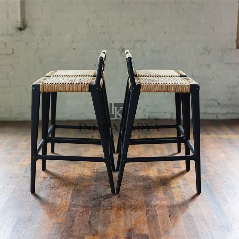 Pendek Woven Rope Bar Chair 4