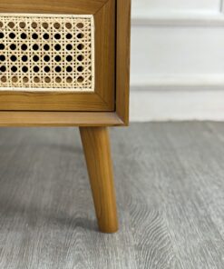 Retro Rattan Nightstand 5