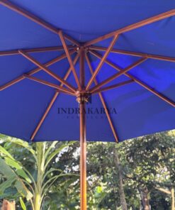 Round Patio Table with Umbrella Port 5