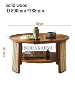 Round Rattan Coffe Table 4