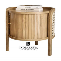 Suerte Cane Side Table