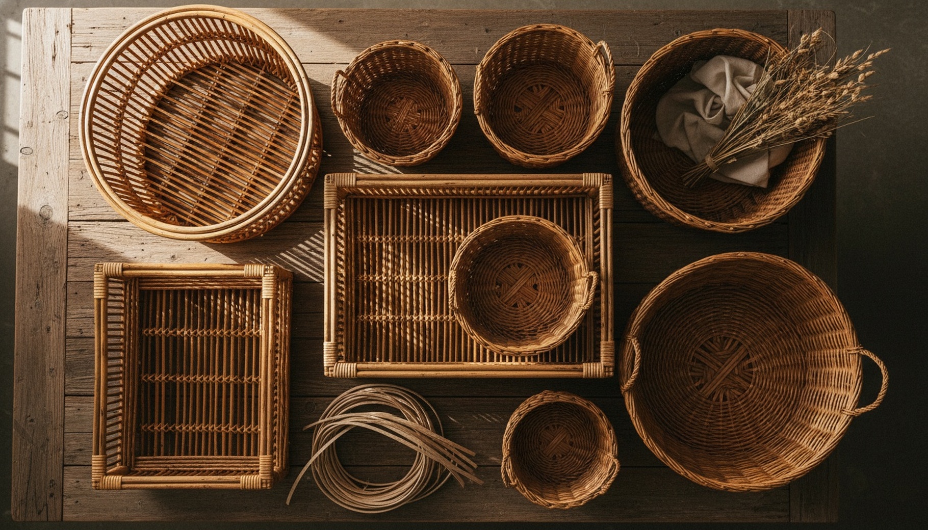 Traditional Handmade Rattan Furniture Wicker Craft Heritage Artisan