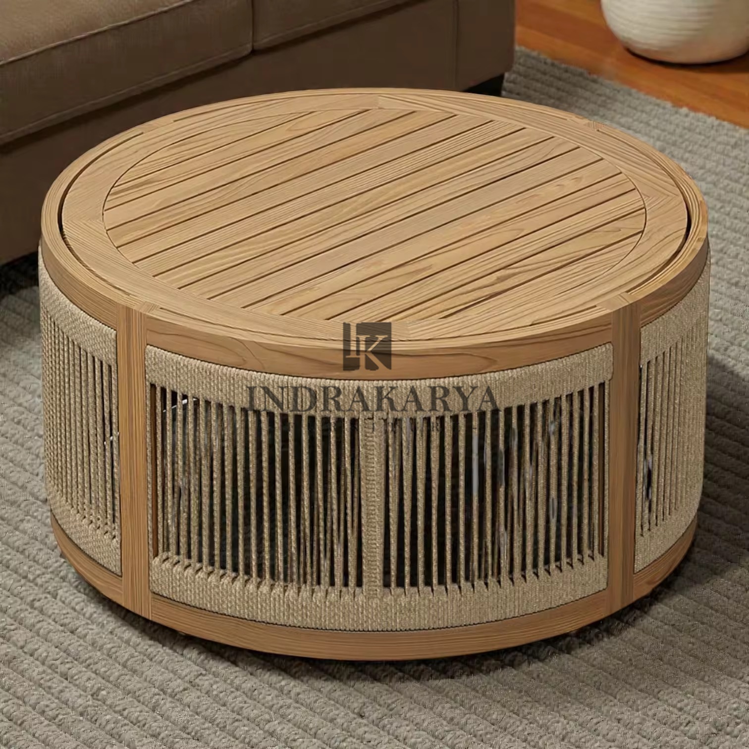 Tropical Rope Woven Coffe Table -2