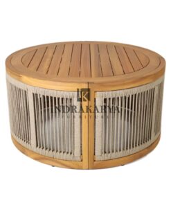 Tropical Rope Woven Coffe Table