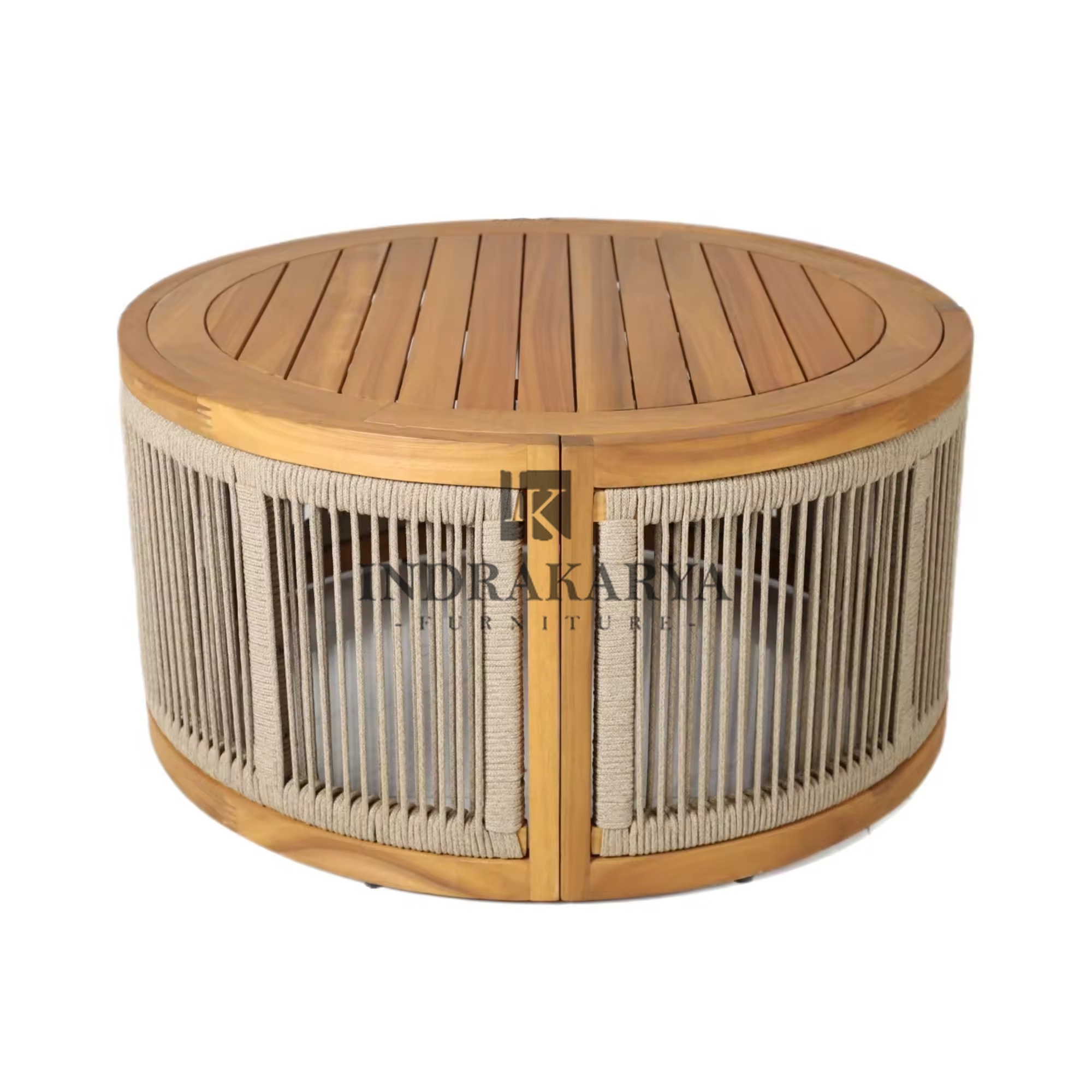 Tropical Rope Woven Coffe Table