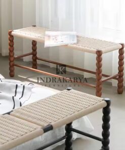 Ulir Woven Rope Bench