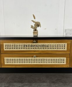 Zenwood Cane Tv Console 3