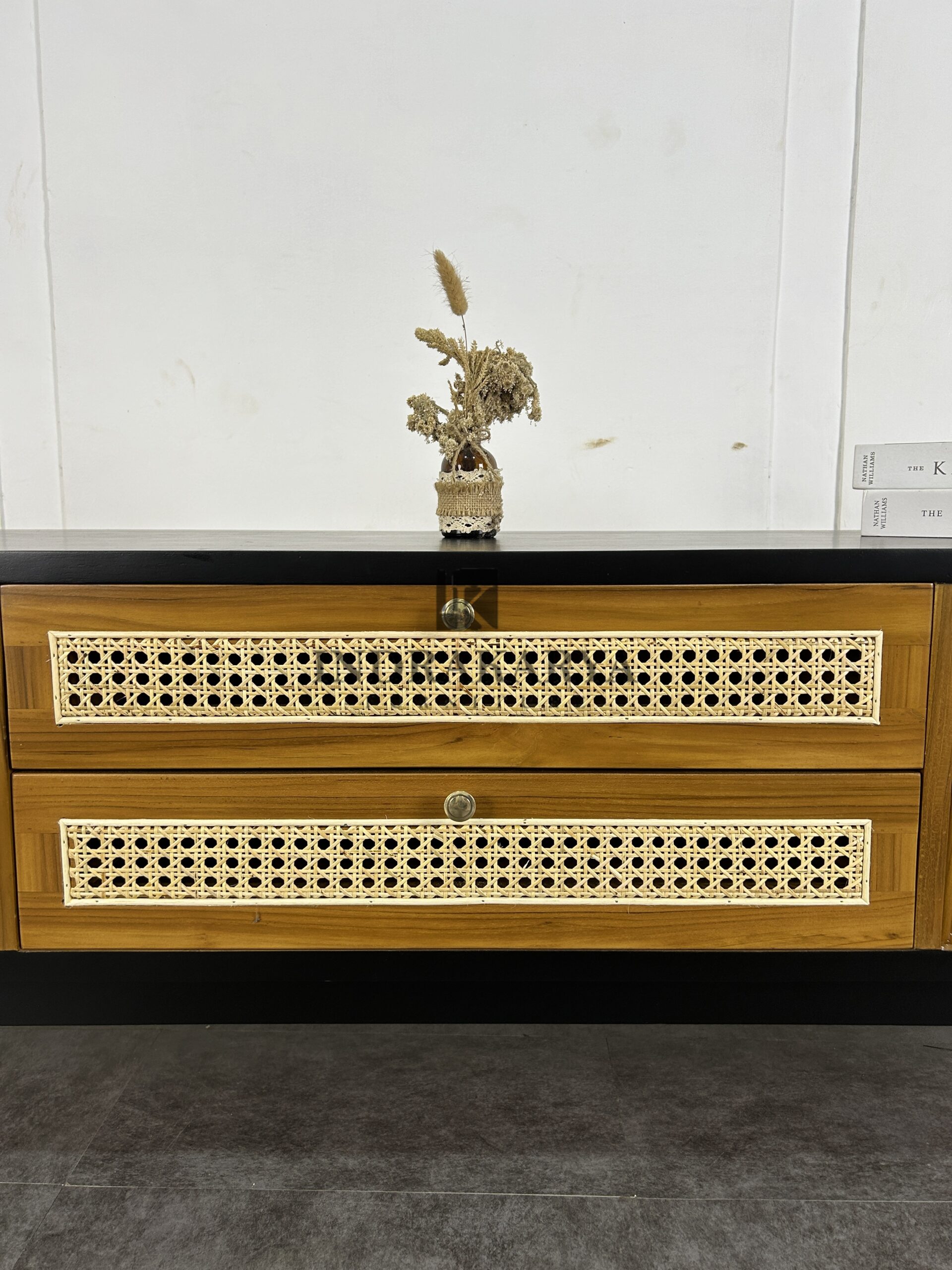 Zenwood Cane Tv Console 3