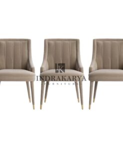 Lusiana Teak Fabric Chair 4